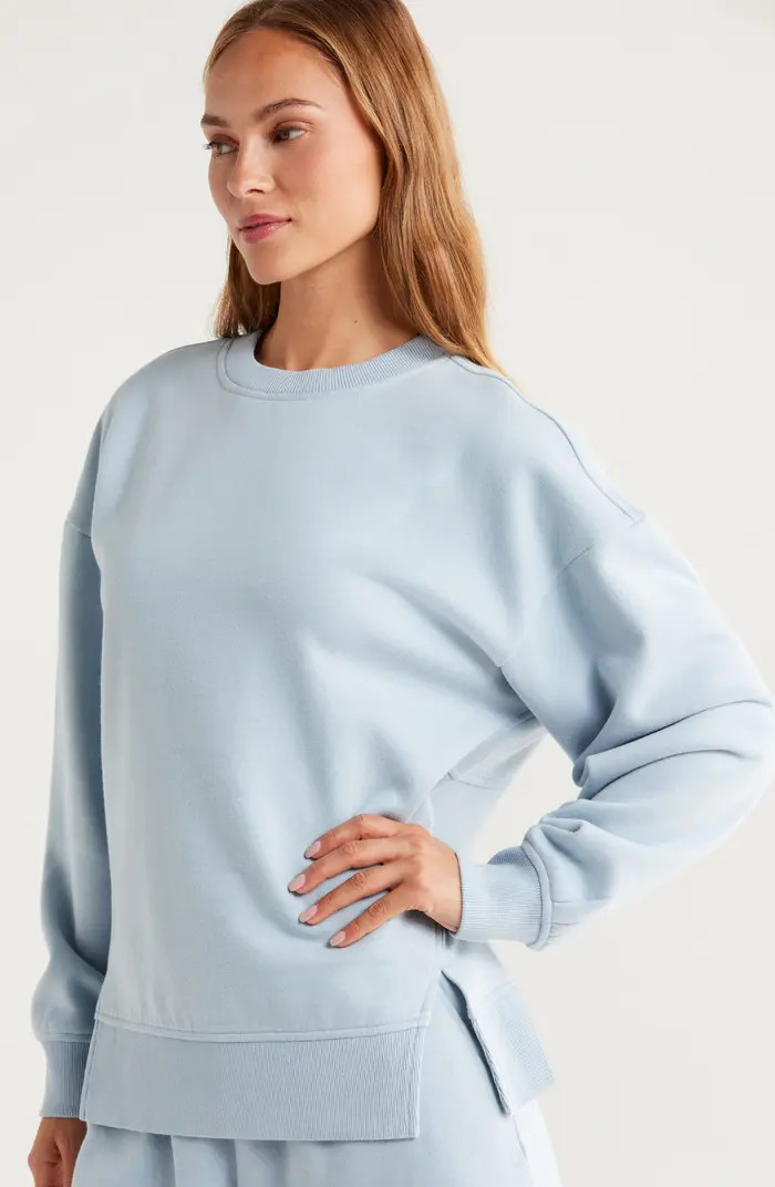 Zella Ultracozy Fleece Relaxed Sweatshirt | Nordstrom | Nordstrom