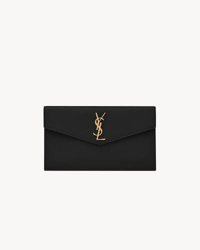 uptown pouch in grain de poudre embossed leather | Saint Laurent Inc. (Global)