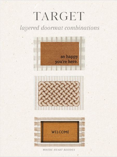 Target doormats and combination ideas for spring 🌸


#LTKhome #LTKstyletip #LTKSeasonal