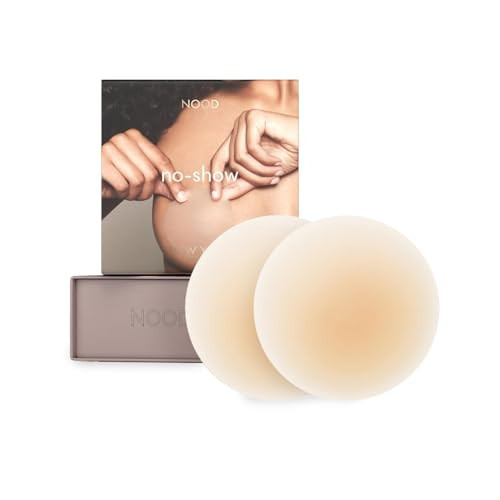 NOOD New York Women's No-Show Adhesive Nipple Covers - No. 3 Buff, 3 in. | Amazon (US)