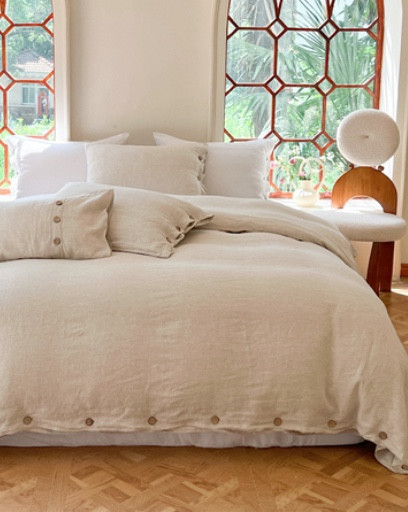 A Fave and it gets softer with time! Linen duvet cover. Simple opulence duvet cover. Bedding. Linen sheets .

#LTKU #LTKStyleTip #LTKHome