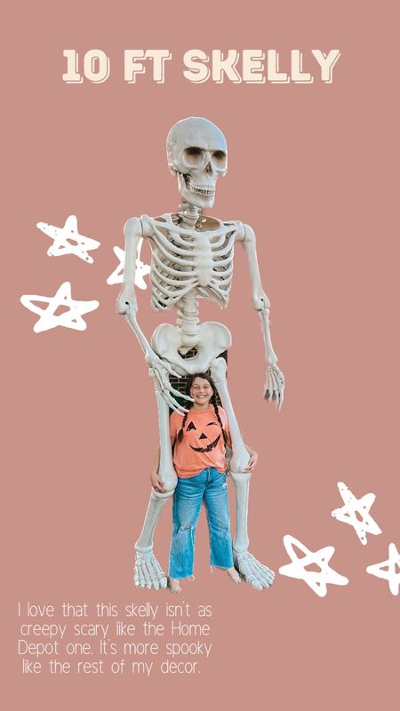 Love that this giant skelly isn’t as creepy as the home depot one! 

#LTKHoliday #LTKSeasonal #LTKHalloween