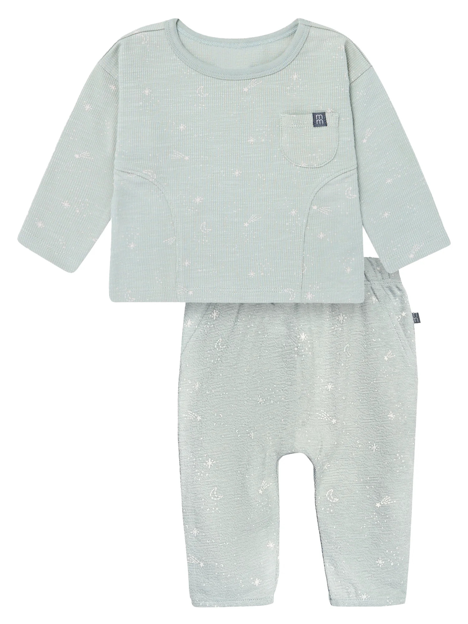 Modern Moments by Gerber Gender Neutral 2-Piece Outfit Sets, Sizes 0/3 Months - 24 Months | Walmart (US)