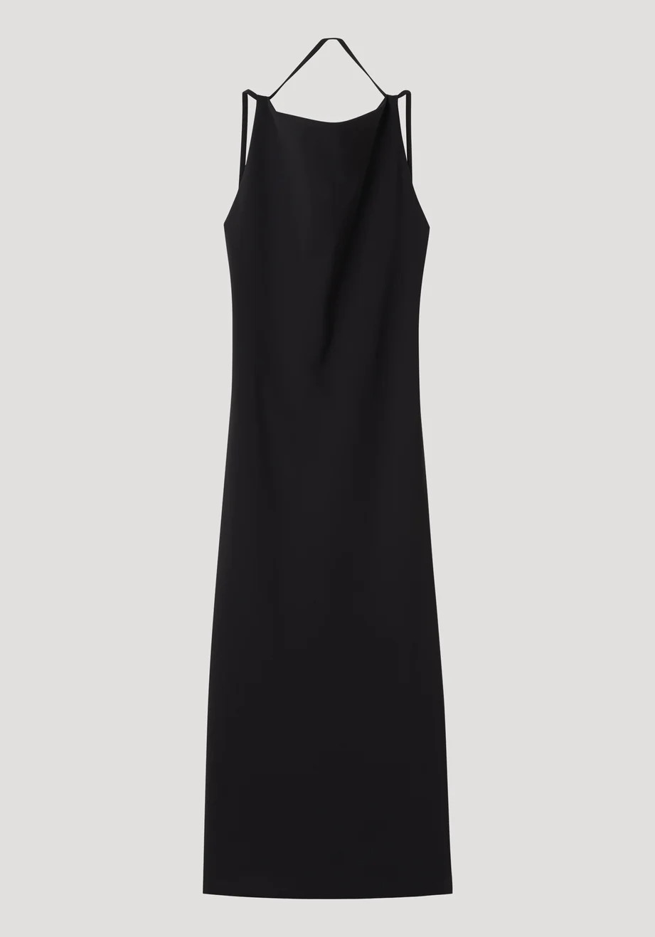 open back dress | black | Rohe