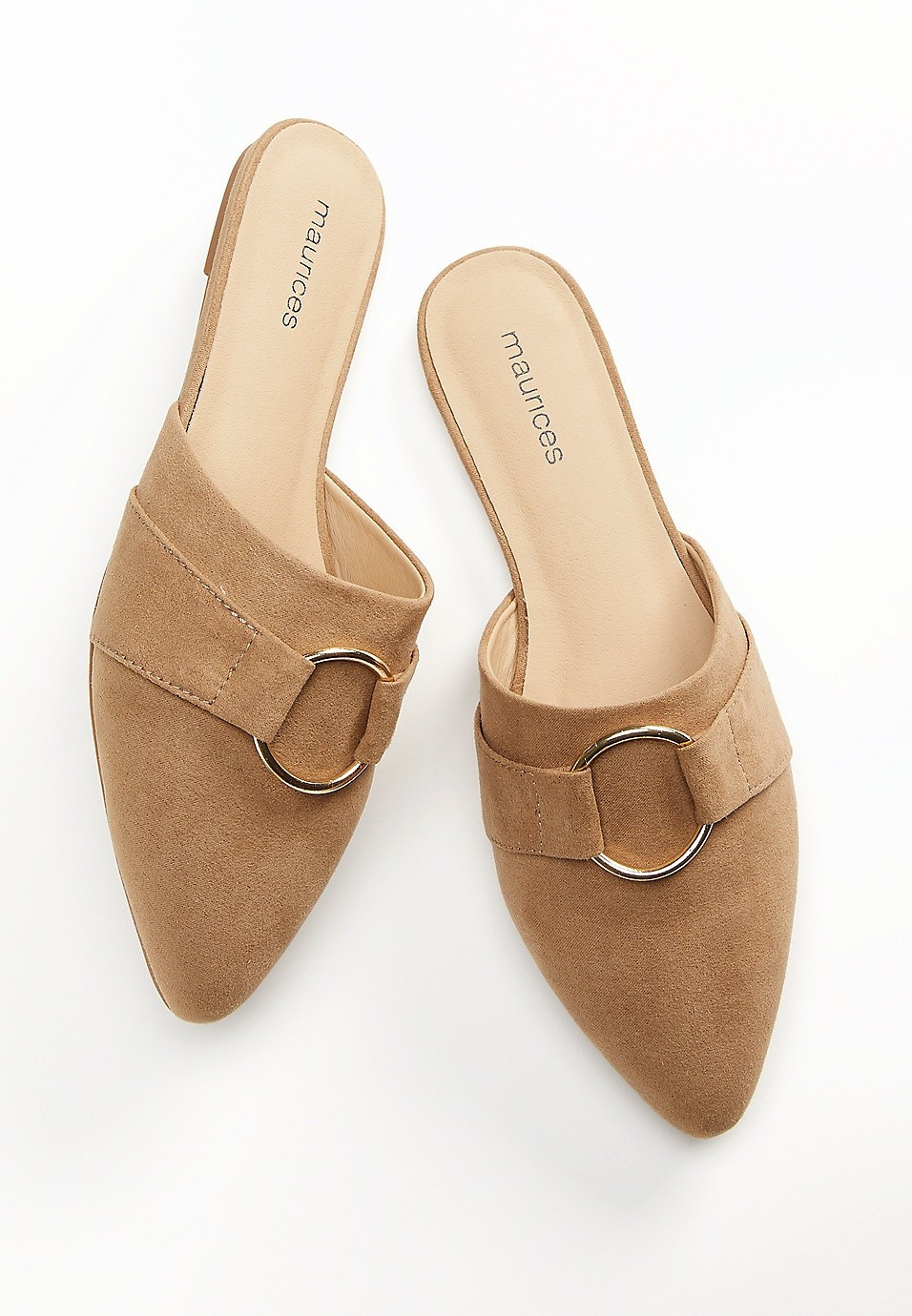 Natalie O Ring Flat Mule | Maurices