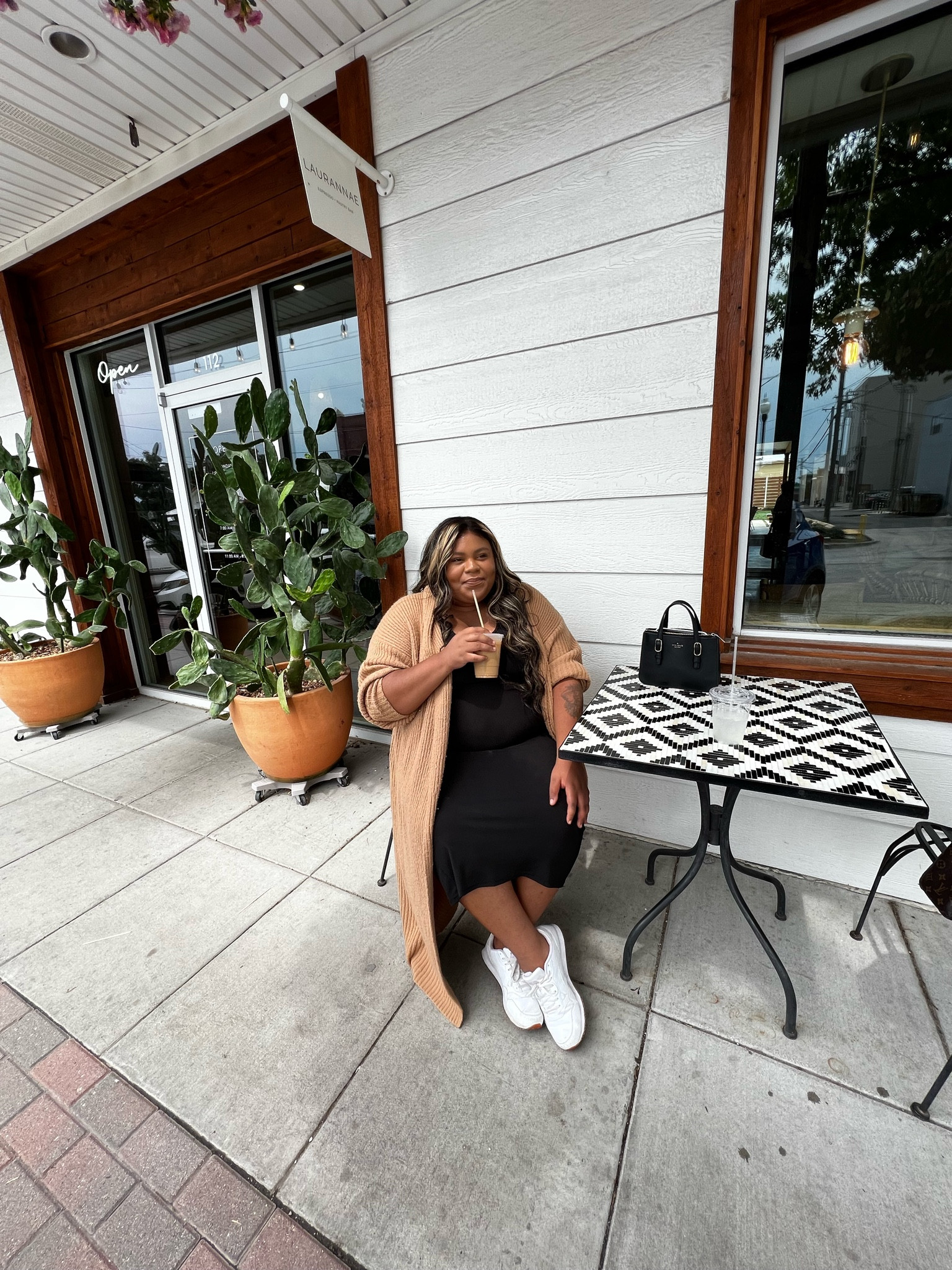 Fall vibez alwayssss 🍂🍁 loving this plus size cardigan with my black midi dress 

#LTKSeasonal #LTKunder100 #LTKsalealert