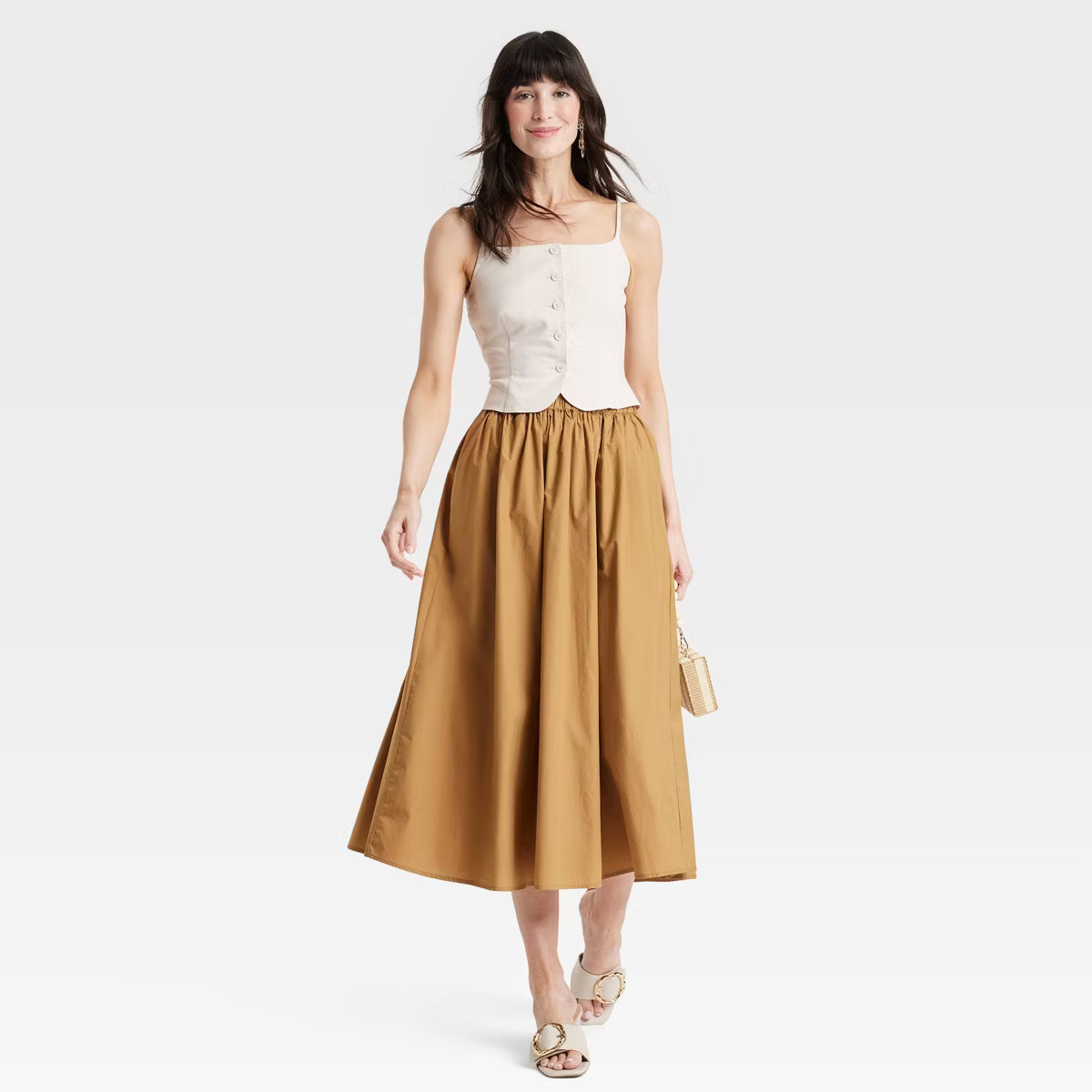 Women's Square Neck Cami Vest - A New Day™ | Target