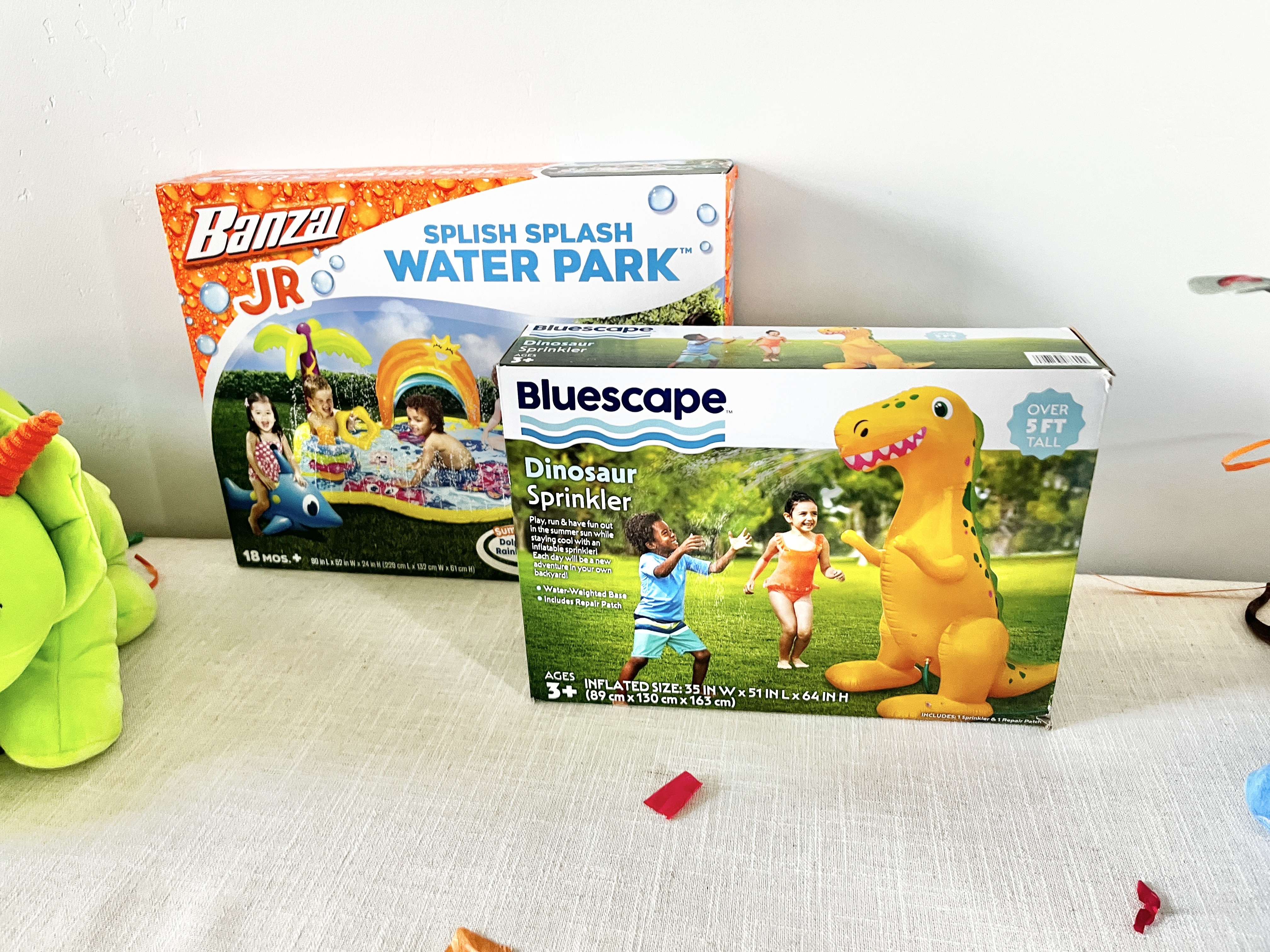 Summer backyard fun with water games — splash pad water park and dinosaur sprinkler for kids to play all summer! 🦖🦕

#LTKKids #LTKSeasonal #LTKSummerEdit