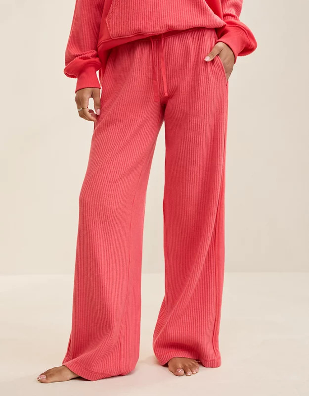 Aerie Essential Waffle Trouser | Aerie