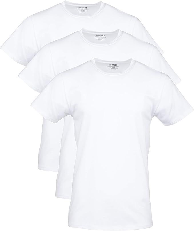 Gildan Men's Cotton Stretch T-Shirts, Multipack | Amazon (US)