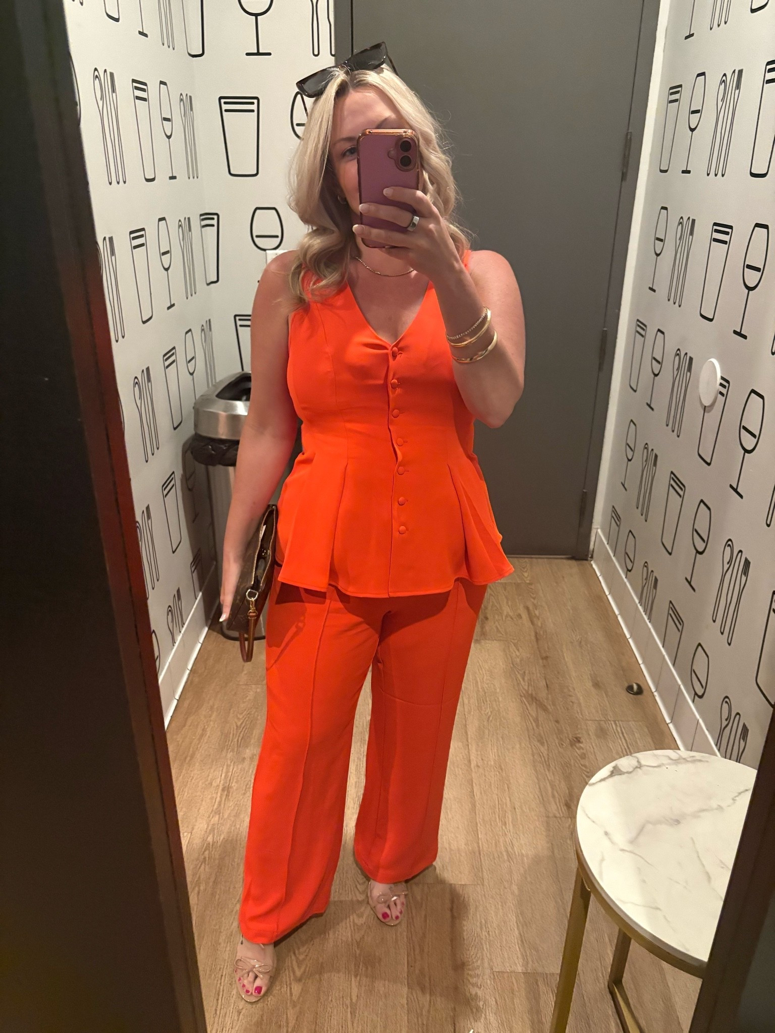 Love this bright orange suit for spring/summer! I wore this for a college graduation party, but it would be great for work or play by mixing top and bottom. Mine is from @tjmaxx but I've linked several similar items 

Work outfit. Summer Pantsuit. Vest and Pant suit. Pantsuit

#LTKootd #LTKgrwm #LTKWorkwear

Comment SHOP below to receive a DM with the link to this post on my LTK ⬇ https://liketk.it/6dqpW

#LTKgrwm #LTKootd #LTKWorkwear