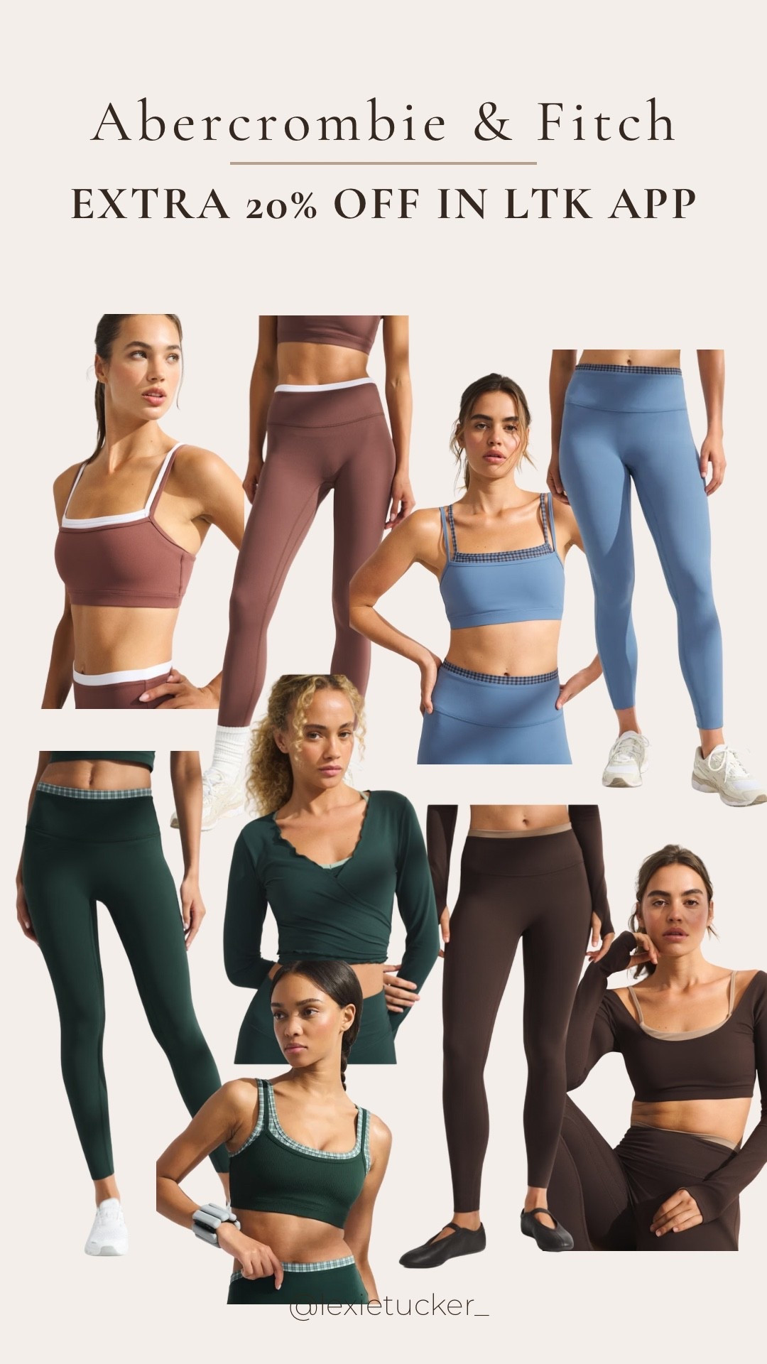 Get an extra 20% off through October 11th! 

These are my fav Pilates sets! I wear a small in top and xs in leggings!