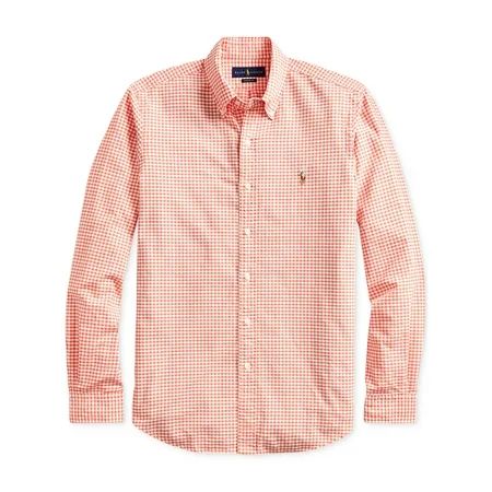 RALPH LAUREN Mens Pink Check Collared Classic Fit Button Down Shirt S | Walmart (US)