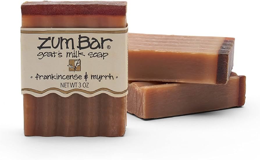 Indigo Wild Zum Bar Goat's Milk Soap - Frankincense and Myrrh - 3 oz (3 Pack) | Amazon (US)