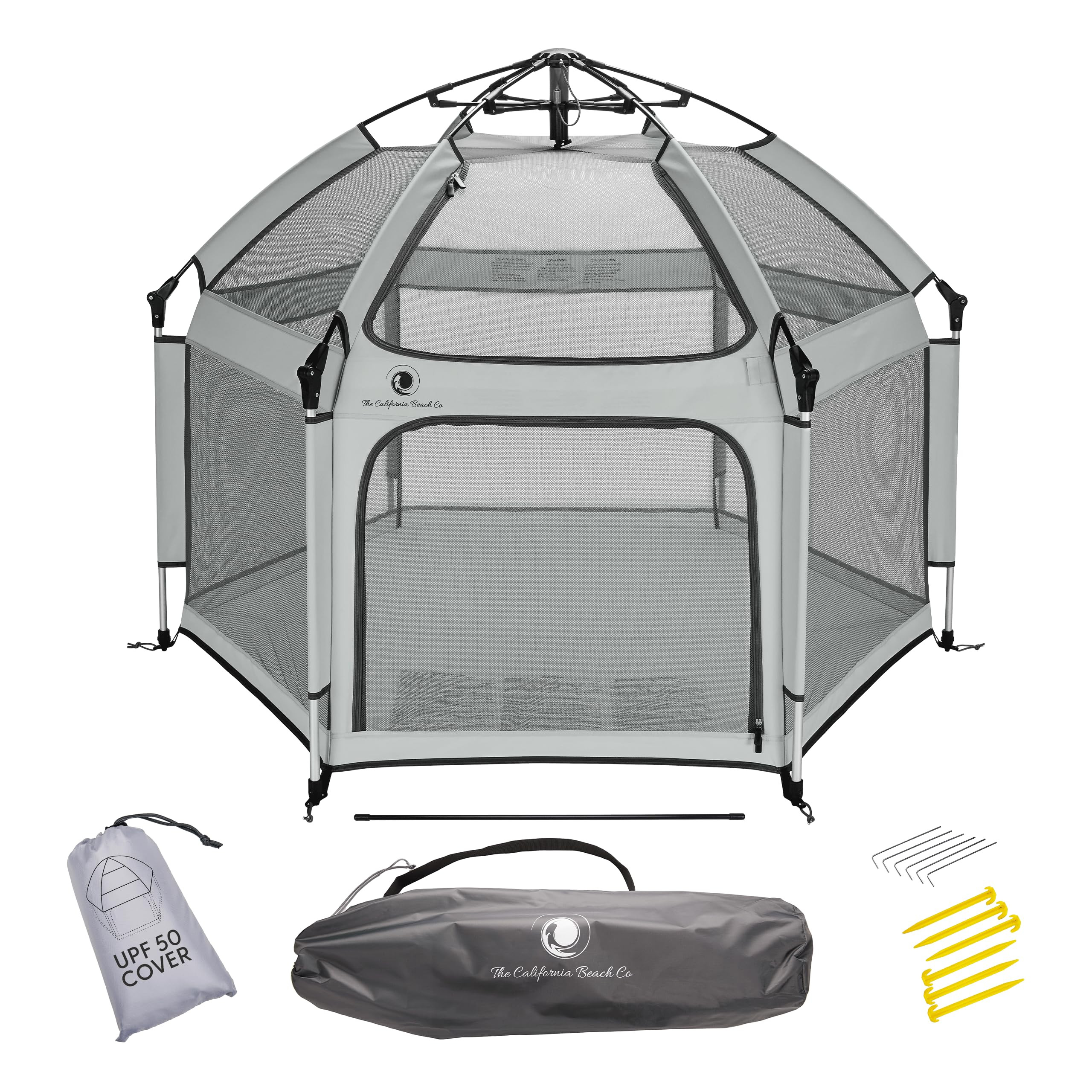 Light Grey POP 'N GO Baby Playpen - Indoor & Outdoor Playpen for Babies and Toddlers - Baby Beach... | Amazon (US)