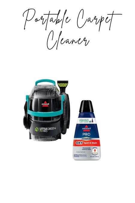 The portable carpet cleaner we use to clean our rugs, furniture, and even cars. 

Bissell carpet cleaner | carpet cleaner | portable carpet cleaner 