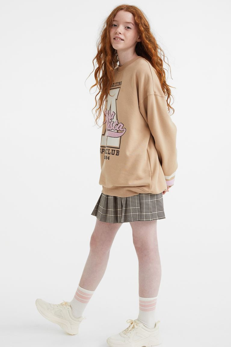 Pleated Twill Skirt | H&M (US + CA)