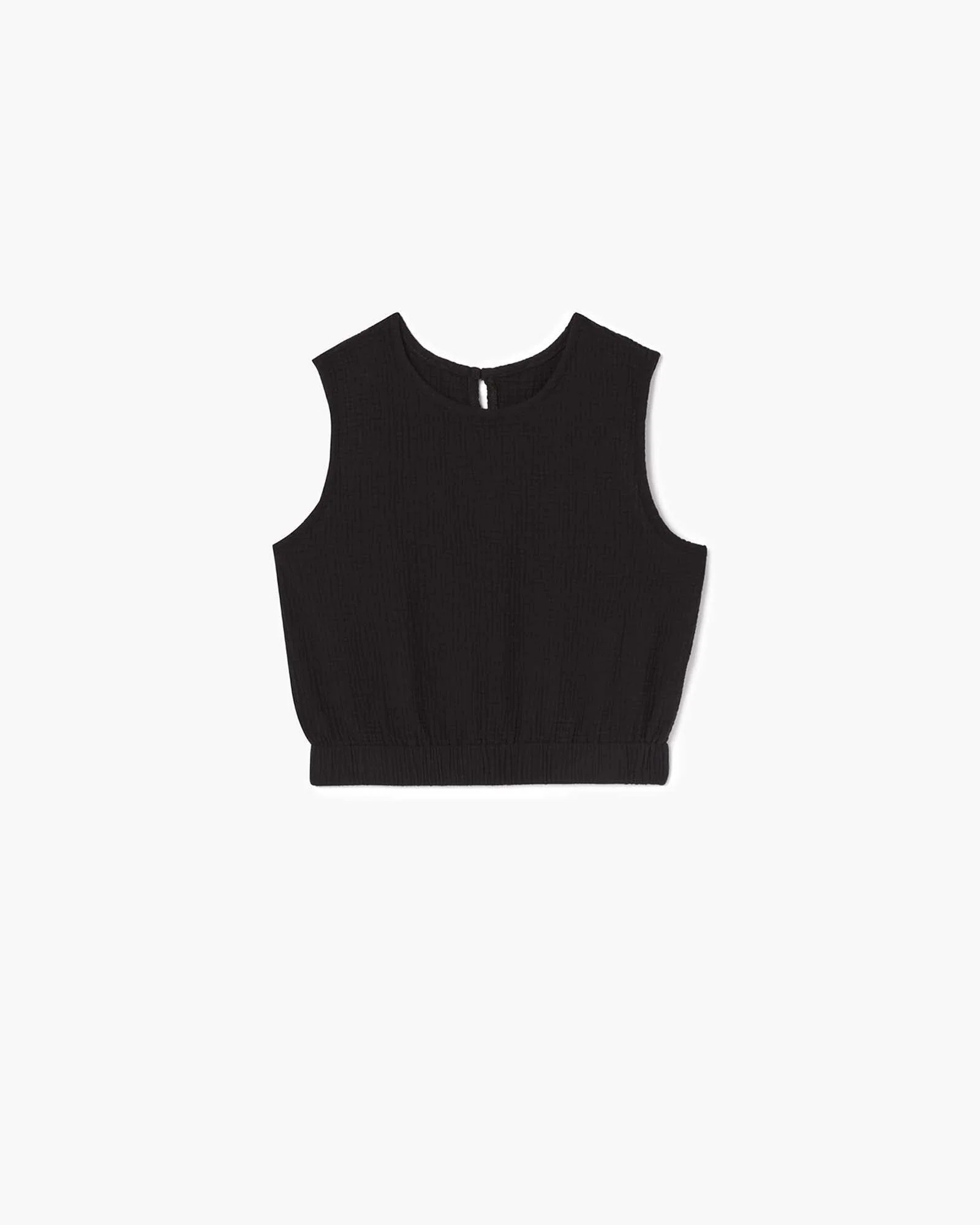 Gauze Tank - Black | TKEES