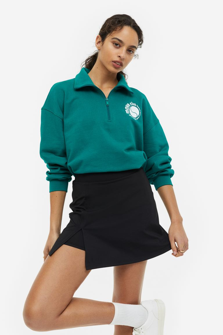 Tennis skirt - Black - Ladies | H&M GB | H&M (UK, MY, IN, SG, PH, TW, HK)