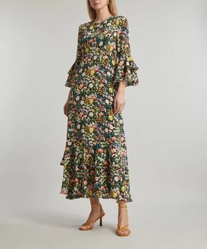 Jude’s Floral Silk Gala Maxi Dress | Liberty London (US)