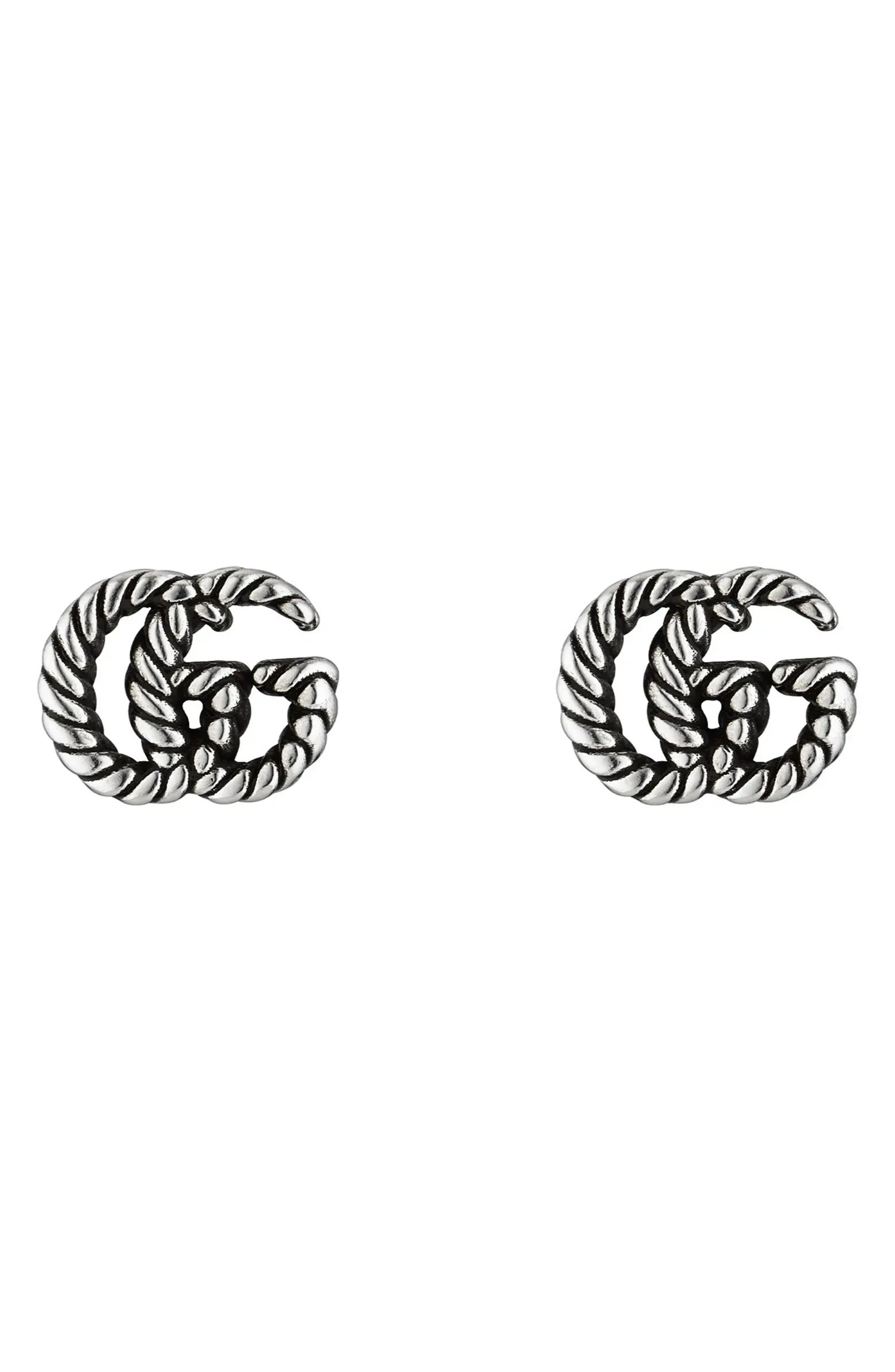 Gucci GG Silver Stud Earrings | Nordstrom | Nordstrom