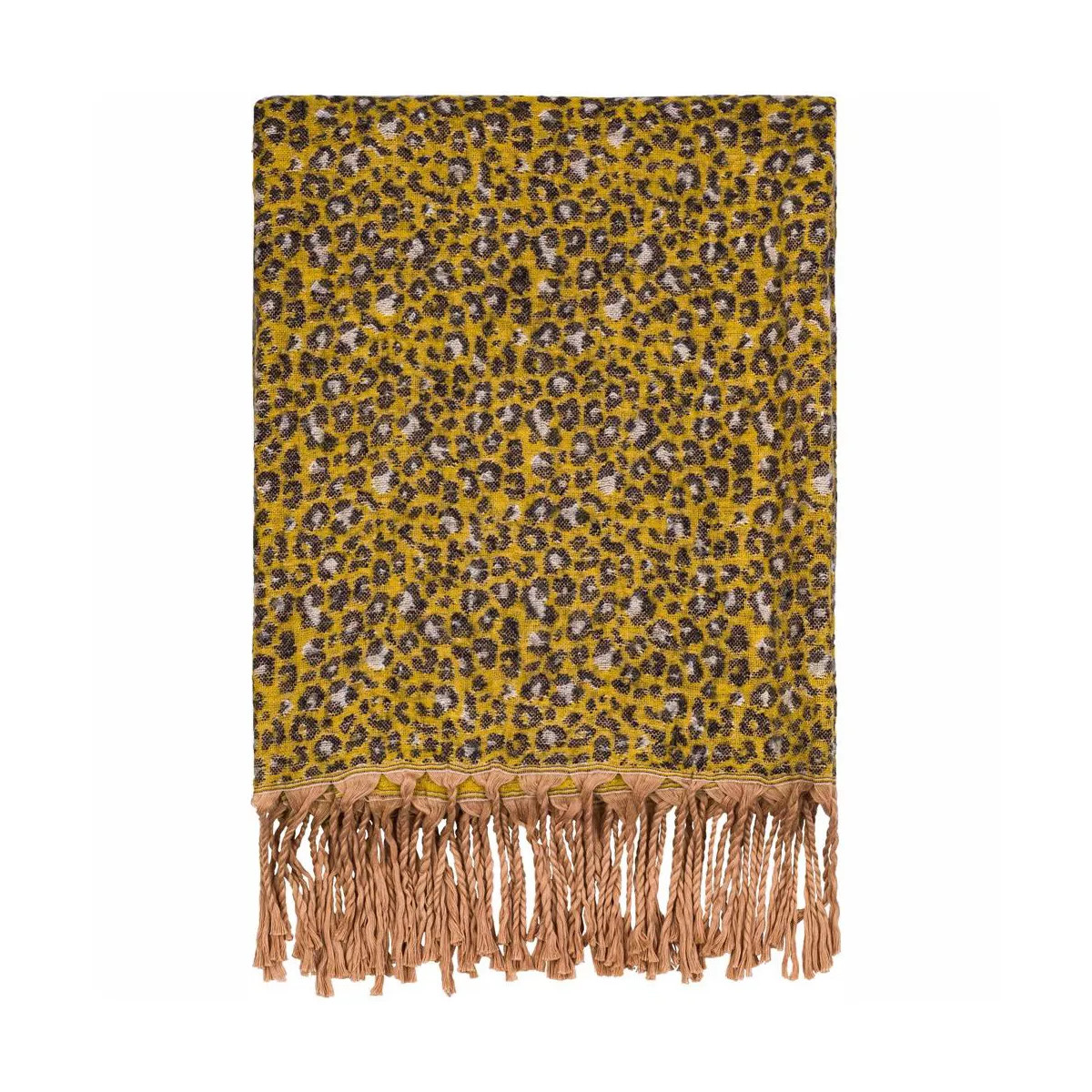 Mark & Day Robbach 50"W x 60"L Cottage Mustard Throw Blankets | Target