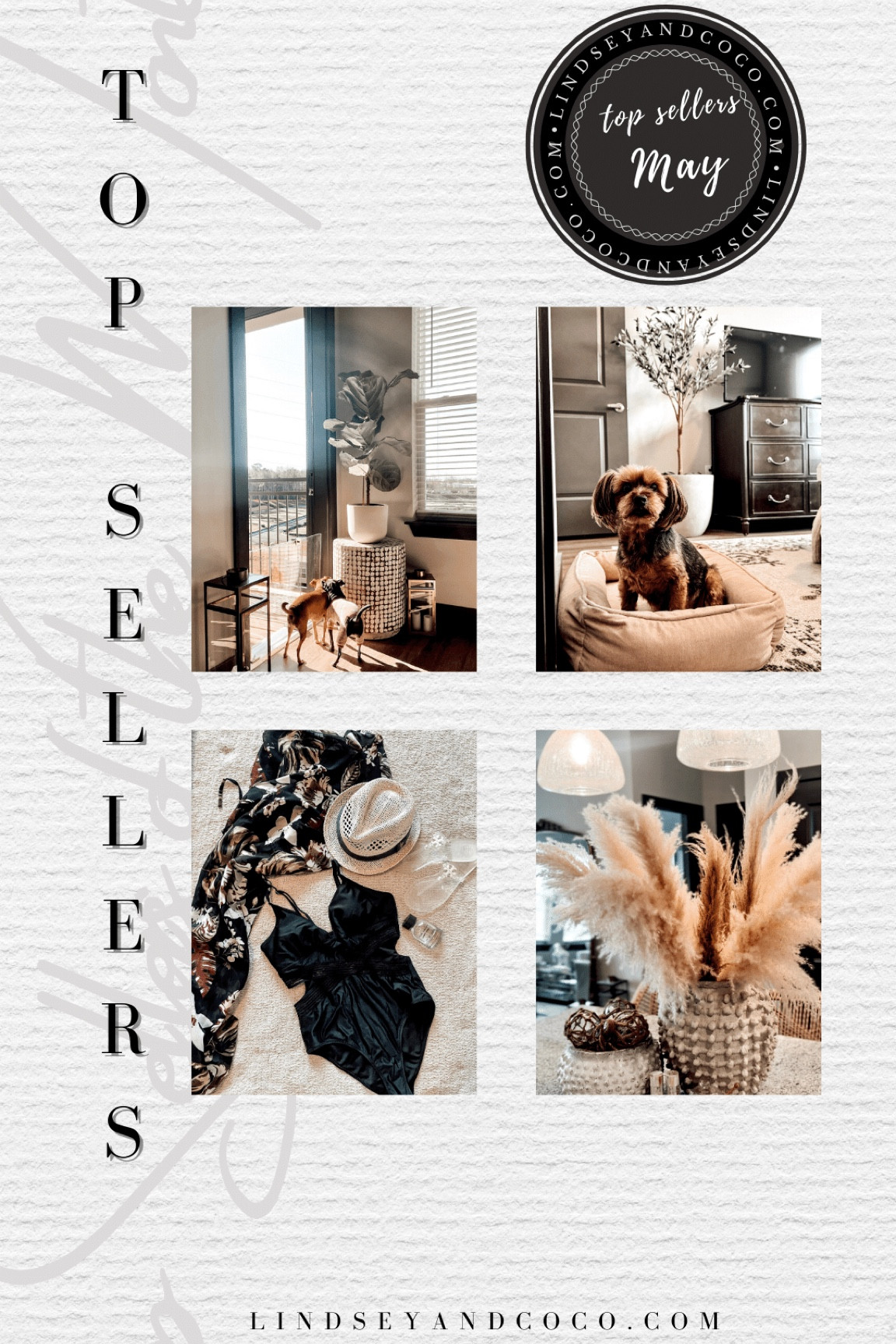 May Top Sellers: Clear Pet Gates & Drum Accent Table. One Piece Black Swim Suit from Amazon. 

Dream Catcher Pet Bed from Maxbone. Use my code “LINDSEYANDCOCO” on Maxbone.com to save 15%!

#LTKswim #LTKstyletip #LTKGiftGuide