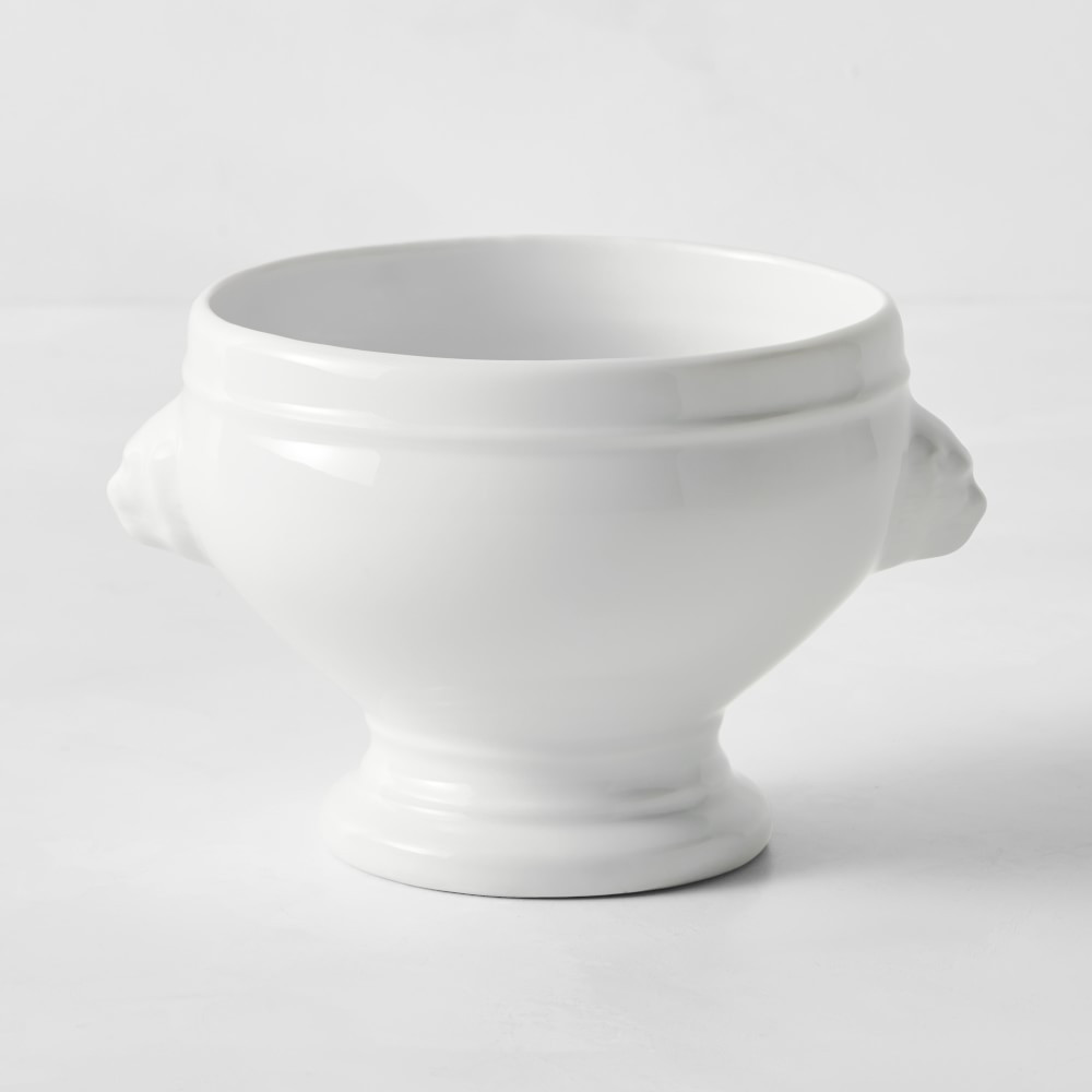 Apilco Lion's Head Porcelain Soup Bowl | Williams-Sonoma