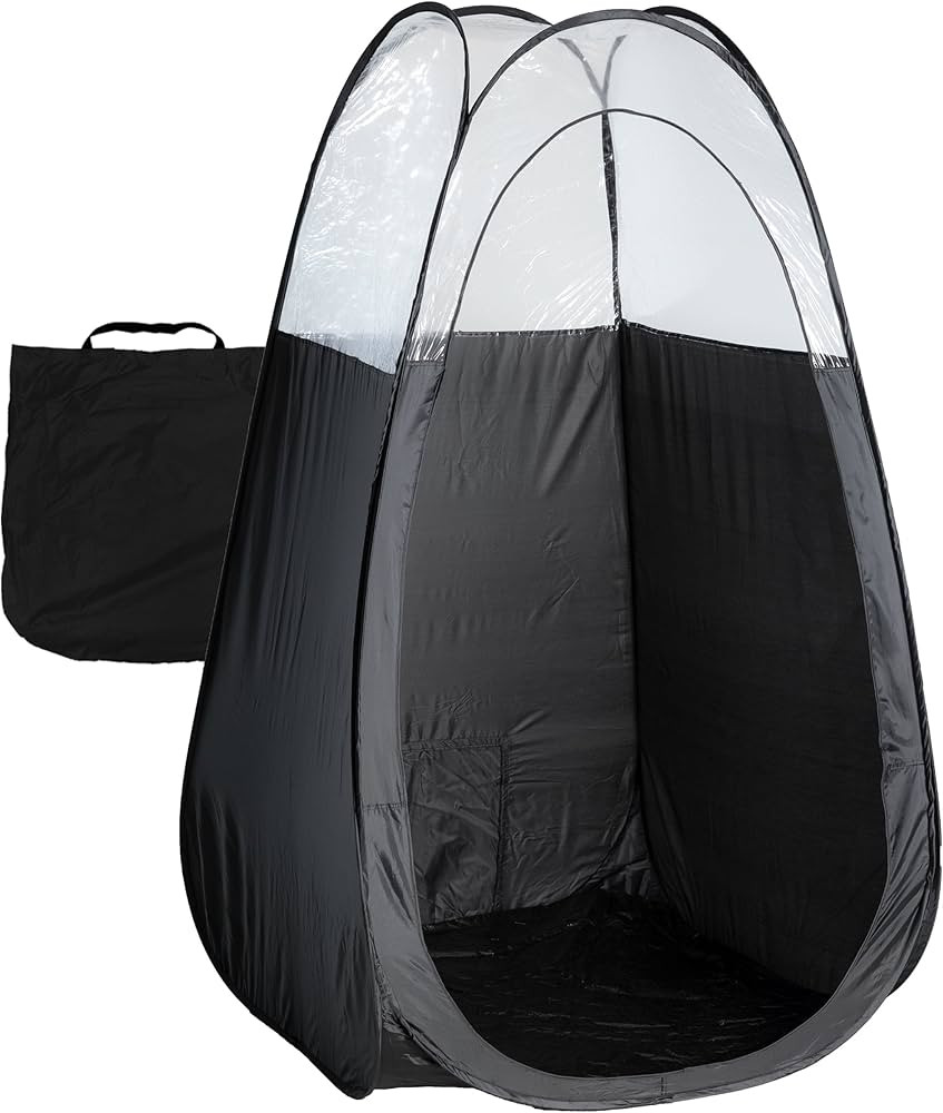 Naked Sun Black Spray Tan Tent - Pop Up Portable Professional Self Tanning Booth with Carry Bag W... | Amazon (US)