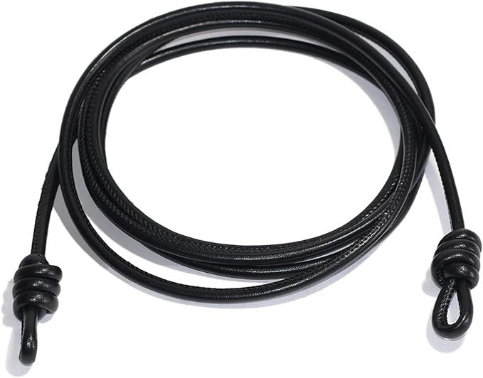 Round Knotted Leather Rope Belt Women Tie Waist Strap Long Thin Waist String Rope for Dress | Amazon (CA)