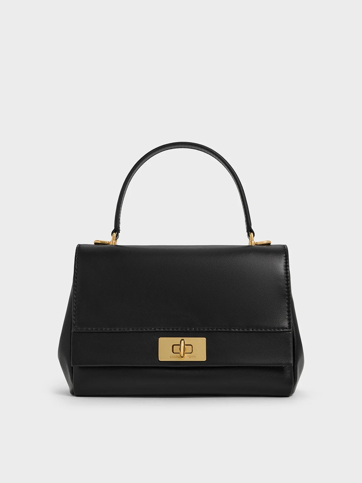 Lennie Chain-Strap Top Handle Bag
    
         - Black | Charles & Keith US