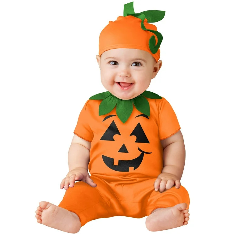 Halloween Unisex Baby Jack O Lantern Costume Set, 4-Piece, Sizes 0M-18M | Walmart (US)