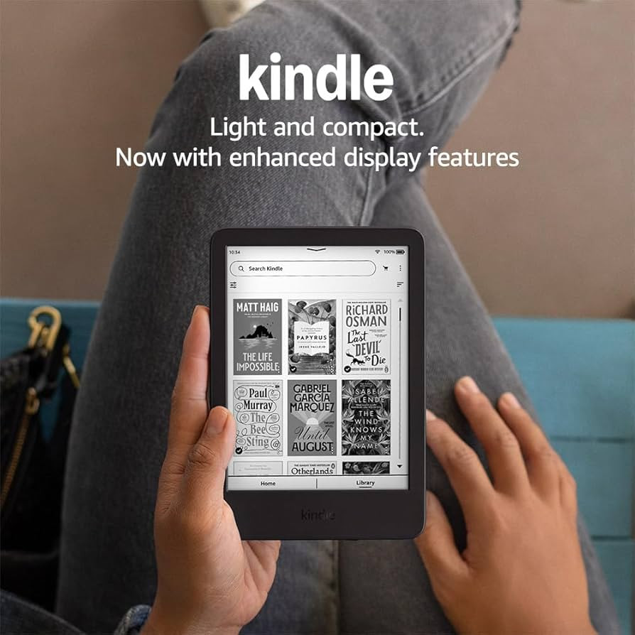 New Amazon Kindle (16 GB) – Lightest and most compact Kindle with glare-free display, faster pa... | Amazon (UK)