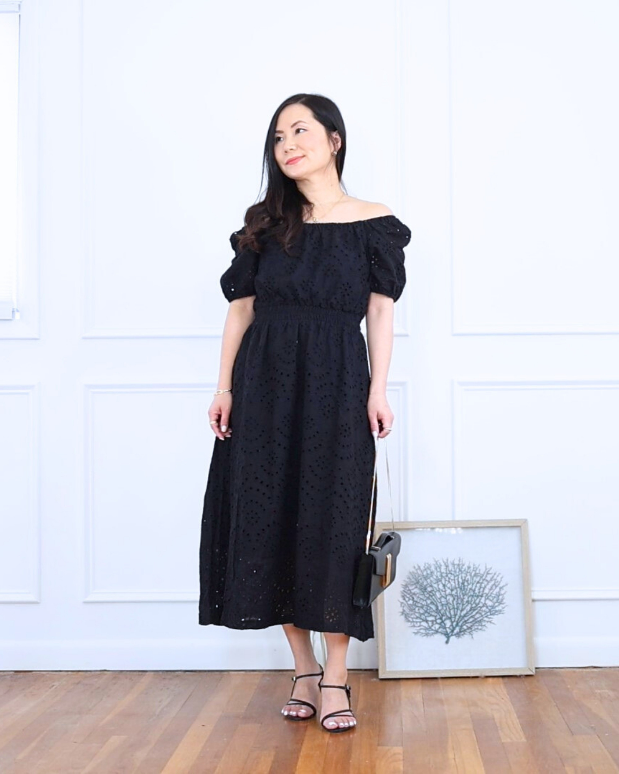 This eyelet midi dress from Amazon feels so comfy and feminine—ideal for a spring day out. Styled it with a simple bag and strappy heels for an easy, put-together look. I’m 5’2, wearing size S.

#LTKOver40 #LTKStyleTip #LTKPetite