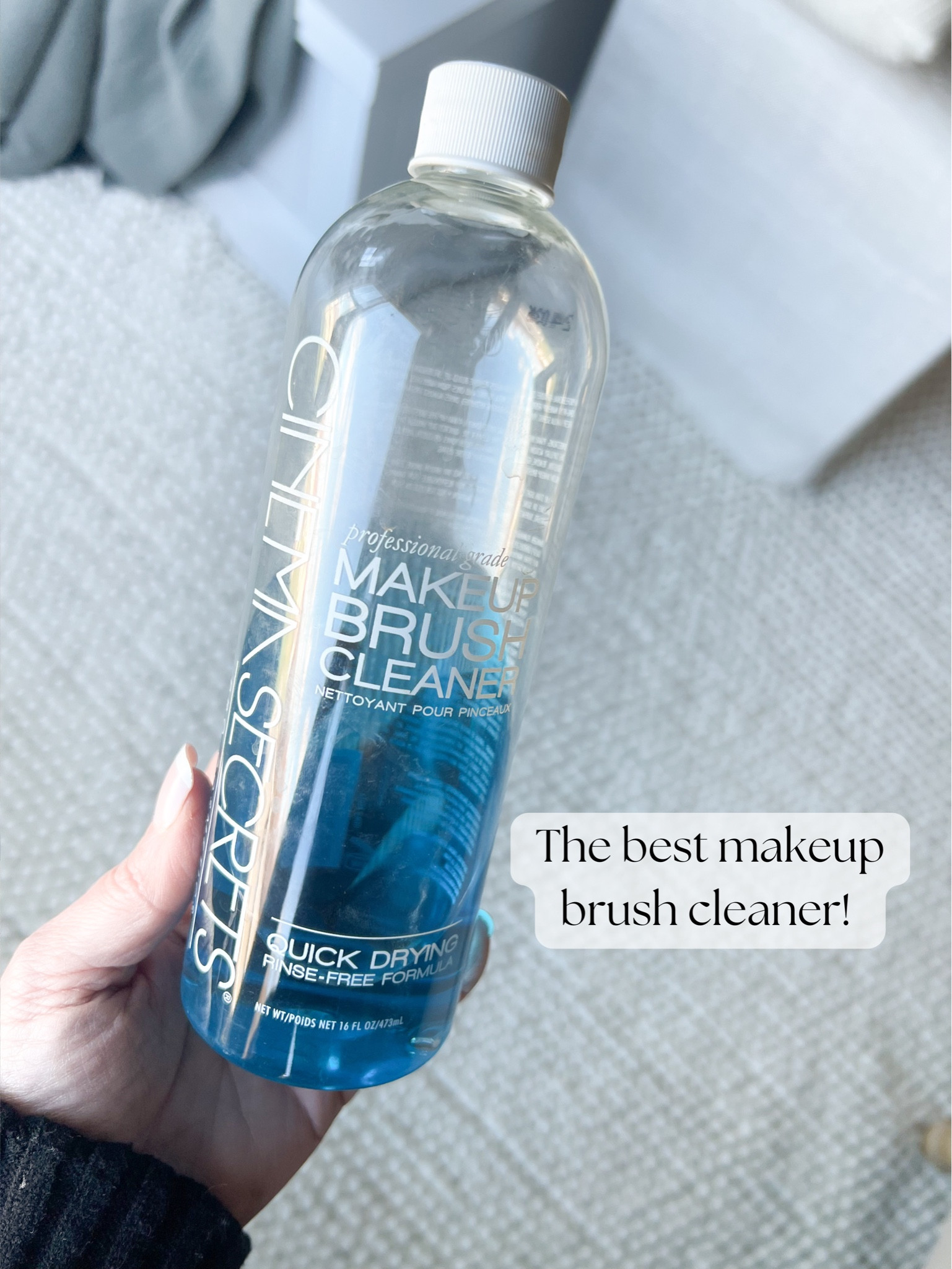 The absolute best makeup brush cleaner is on sale right now for Black Friday at Amazon. This product doesn’t go on sale very often. Simply pour a little of the solution into a bowl or cup, dip your makeup brush in and swirl around a bit, then brush off on an old cloth. They dry fast and will be clean! My skin always looks better when my makeup brushes are clean! 

@amazon #amazonpartner #fallfavorites2024 #amazonholiday #liketkit @shop.LTK 

#LTKSaleAlert #LTKCyberWeek #LTKBeauty