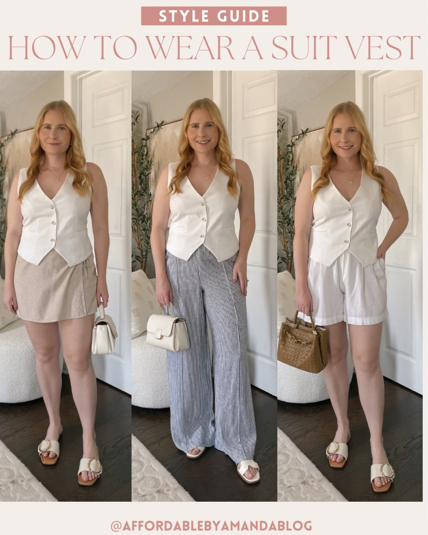 How to style a suit vest for summer 2024 

#LTKFindsUnder50 #LTKMidsize #LTKSeasonal