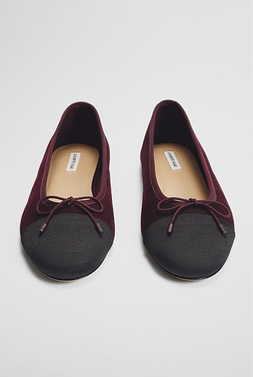 Claudia Suede Ballet | Country Road