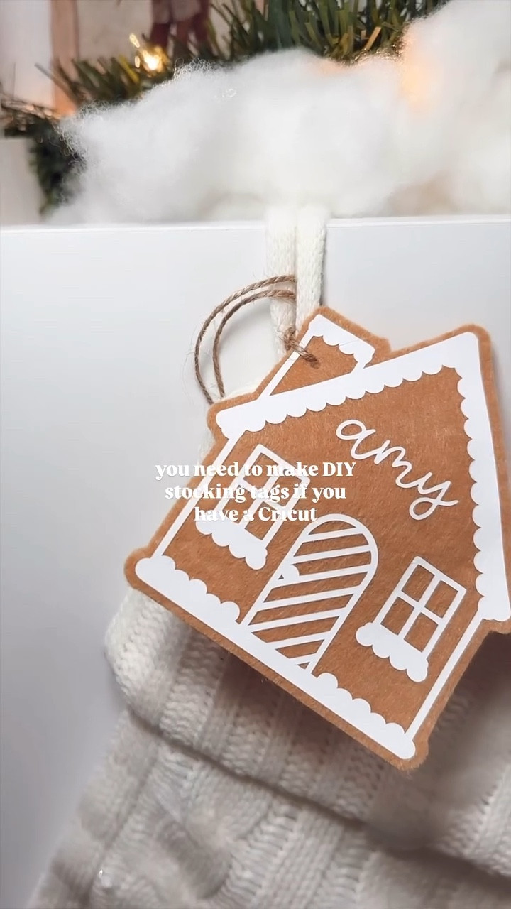 DIY Stocking Tags with Felt and the Cricut Maker! 🤎🎄

#LTKHome #LTKSeasonal #LTKGiftGuide