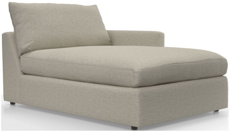 Lounge Deep Right Arm Sectional Chaise + Reviews | Crate & Barrel | Crate & Barrel