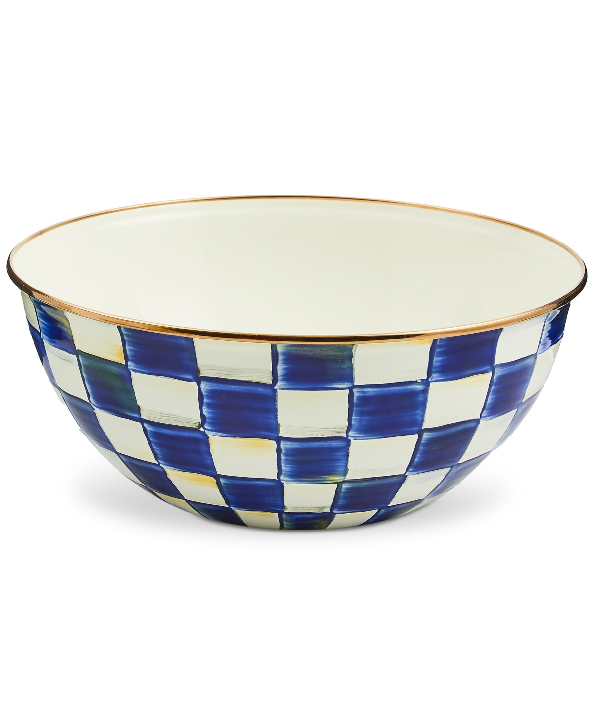 Mackenzie-Childs Royal Check Large Everyday Bowl, 128-oz. | Macy's