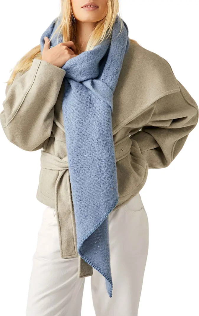 Free People Rangeley Bouclé Knit Scarf | Nordstrom | Nordstrom