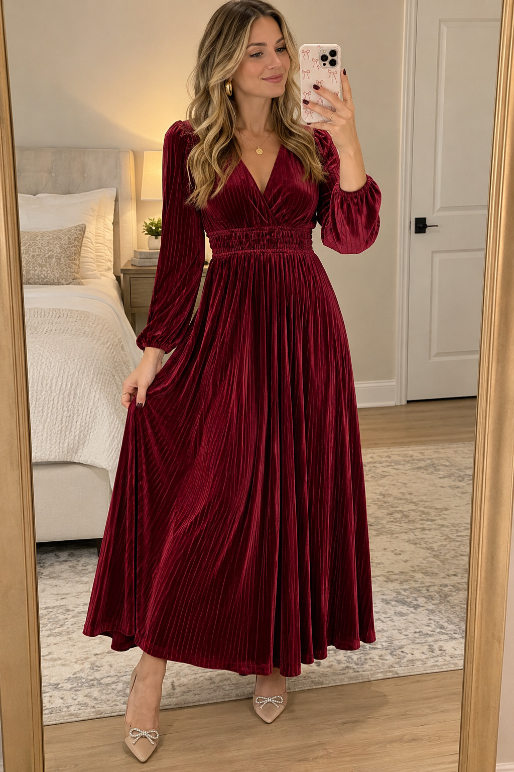 There's just something about a gorgeous red dress during the holidays! These Amazon red and burgundy dress finds are perfect for Christmas parties, holiday dinner dates, festive family photos, and all those special December plans. Loving the flattering waistlines, feminine silhouettes, and rich velvet textures. Such an easy way to look effortlessly polished this season! ✨
#RedHolidayDress #ChristmasRedDress #BurgundyDress #AmazonDressFinds #HolidayPartyOutfit #ChristmasDinnerLook #VelvetMidiDress #HolidayFashion #ChristmasStyle #WinterOutfits 

 #LTKSeasonal #LTKSaleAlert #LTKWedding