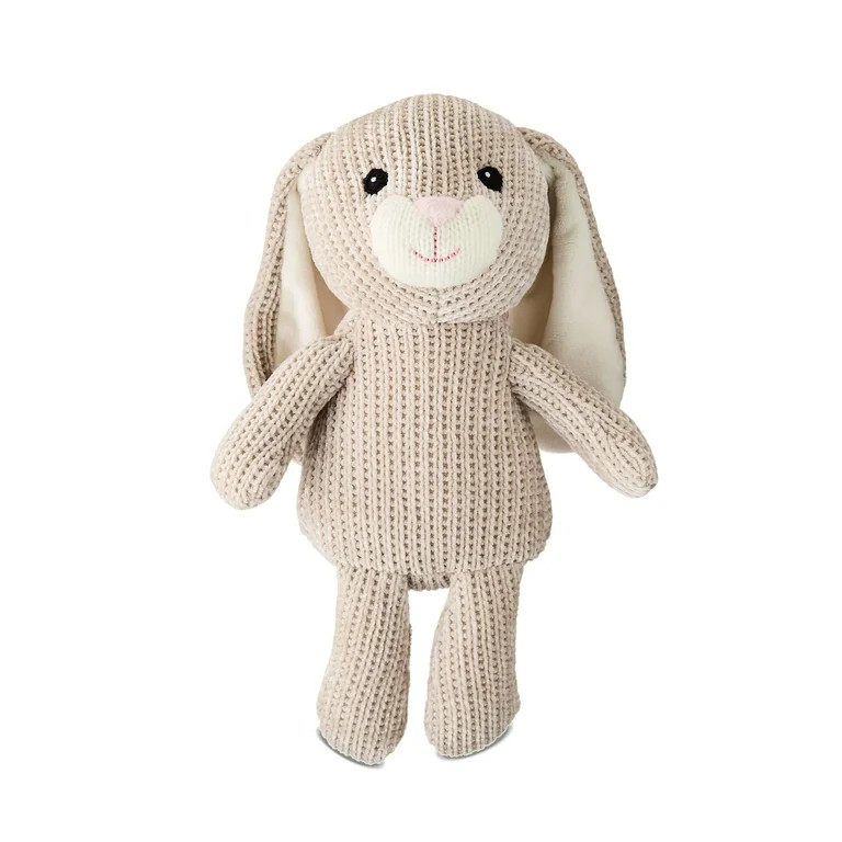 Easter Small Cream Knit Bunny Plush, 9.5 in, by Way To Celebrate | Walmart (US)