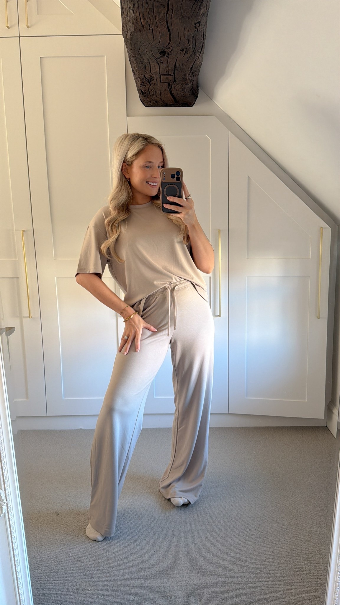 Cosy co-ord 🤎✨ the perfect throw on loungewear! My code HOMEWITHKAT10 gets you 10% off the sale items too!! 

#LTKwinter #LTKuk #LTKsale