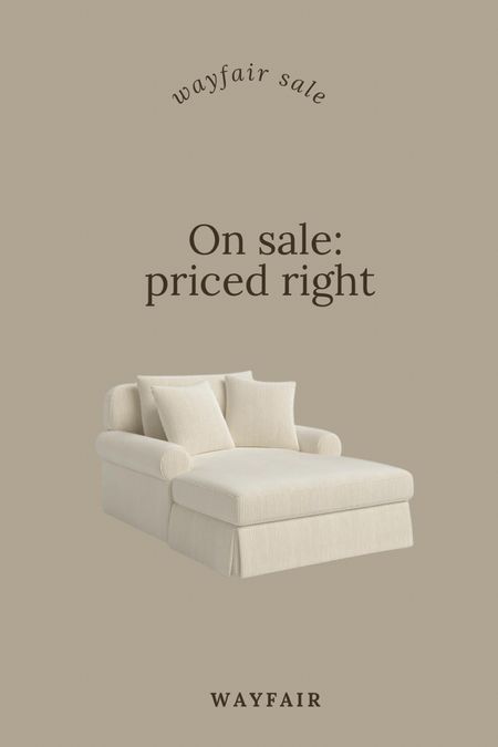 This large chaise lounge is priced to sell, reading nook, comfy chair, bedroom chair, large oversize chair from Wayfair on sale memorial day

#LTKSaleAlert #LTKStyleTip #LTKHome