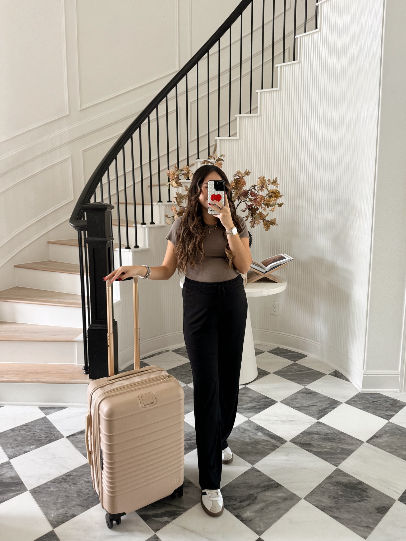 Travel outfit! Wearing a medium in the top and bottom from NUUDS 

#LTKCon