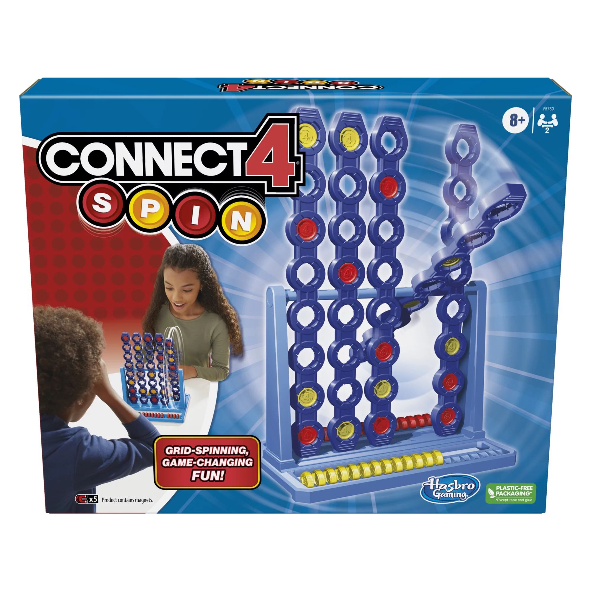 Connect 4 Spin Game, Features Spinning Connect 4 Grid, Board Game for Kids and Family - Walmart.c... | Walmart (US)