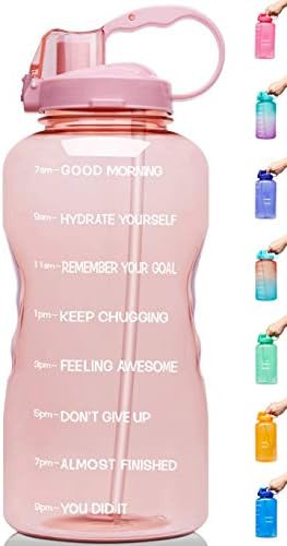 Venture Pal Large 1 Gallon/128 OZ (When Full) Motivational BPA Free Leakproof Water Bottle with S... | Amazon (US)