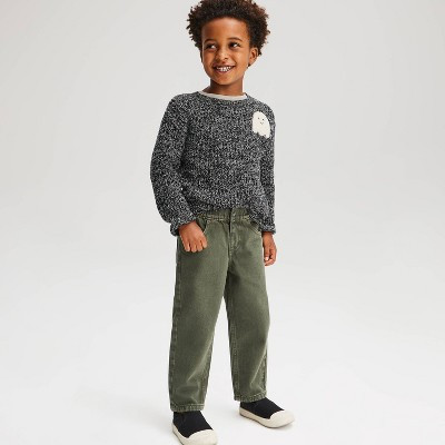 Toddler Boys’ Halloween Marled Ghost Crewneck Sweater - Cat & Jack™ 5T | Target