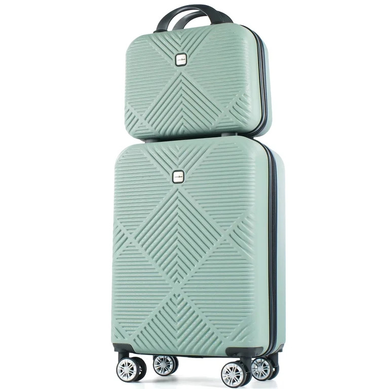 Tripcomp Luggage Sets 2 Piece Suitcase Set (14/20/)Hardside Suitcase with Spinner Wheels Lightwei... | Walmart (US)